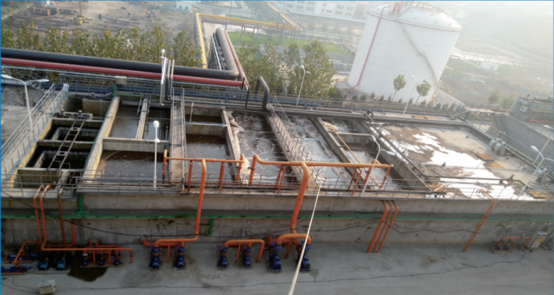 煤化工廢水2000m3d,采用AO+MBR膜出水水質(zhì)達(dá)到一級A排放標(biāo)準(zhǔn)